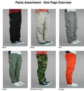 pants assortment overview 1